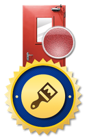 Отделка противопожарных дверей 