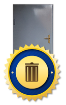 Противопожарные двери в мусорокамеру